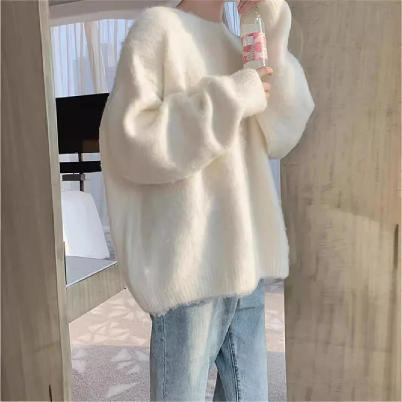 Hooded Women's Fleece - Lined Sweaters for WinterJapanese style small fresh soft lazy style sweater Hooded Women's Fleece - Lined Sweaters for WinterJapanese style small fresh soft lazy style sweater