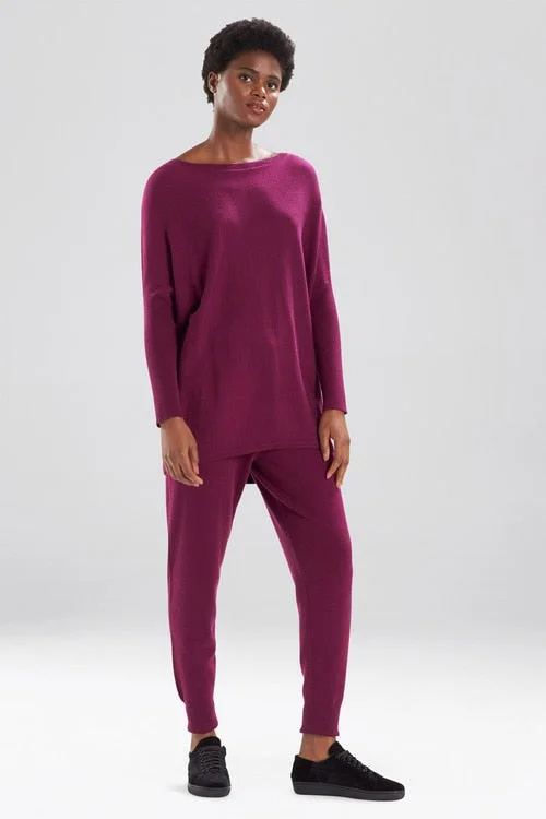 Hooded Women's Fleece - Lined Sweaters for WinterOsaka Boatneck Sweater