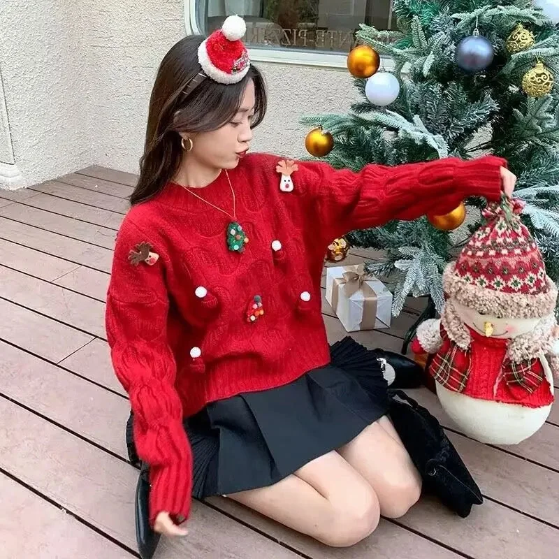 Plus Size Women's Sequined Sweaters for Special OccasionsRebecca Cute Christmassy Sweaters Plus Size Women's Sequined Sweaters for Special OccasionsRebecca Cute Christmassy Sweaters