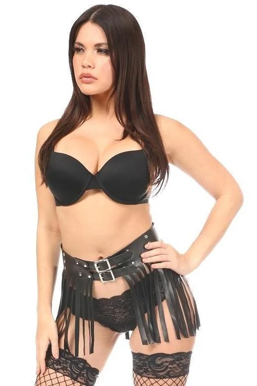 Hand - wash only silk skirt with intricate embroideryBlack Vegan Leather Fringe Mini Skirt Hand - wash only silk skirt with intricate embroideryBlack Vegan Leather Fringe Mini Skirt