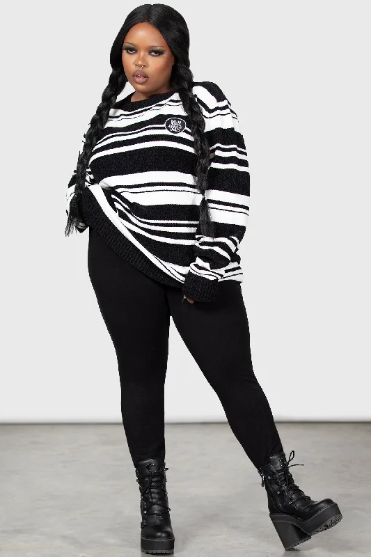 Plus Size Women's Sequined Sweaters for Special OccasionsPugsley Addams Sweater [PLUS] - Resurrect