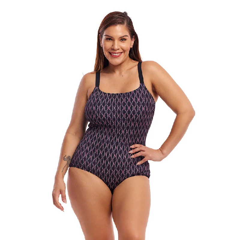 Women's Long - Sleeve Turtleneck One - Pieces in Navy for a Sophisticated Winter EnsembleFunkita Curvy Queen Ladies Scoop Neck One Piece Women's Long - Sleeve Turtleneck One - Pieces in Navy for a Sophisticated Winter EnsembleFunkita Curvy Queen Ladies Scoop Neck One Piece