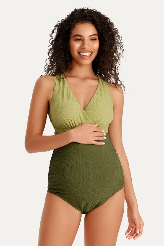 Women's Lace - Embellished One - Pieces in Cream for a Romantic and Vintage - Inspired LookMaternity One Piece Criss Cross Bathing Suit Women's Lace - Embellished One - Pieces in Cream for a Romantic and Vintage - Inspired LookMaternity One Piece Criss Cross Bathing Suit