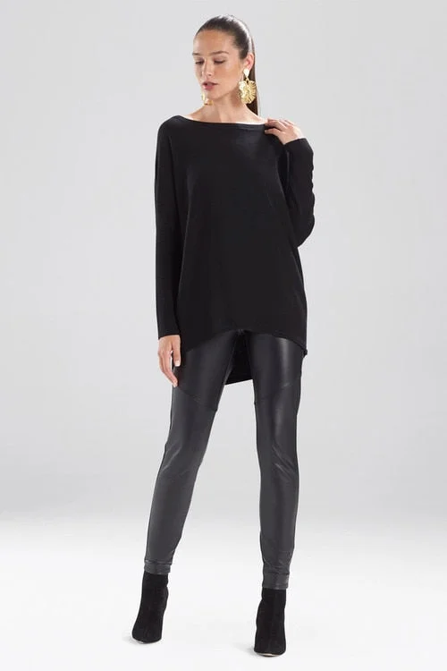 Tie - Front Women's Lambswool Sweaters in Pastel HuesOsaka Boatneck Sweater