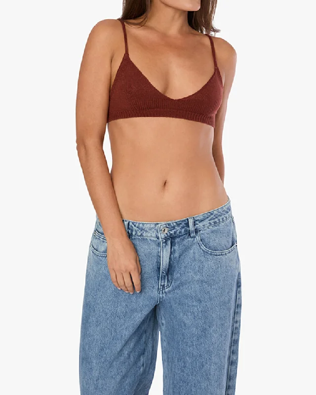 Boat Neck Women's Merino Wool Sweaters in Neutral ShadesSweater Bra Top