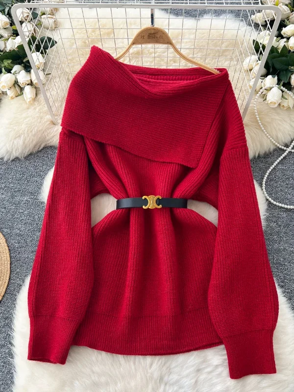 Open - Front Women's Cardigan - Style Mohair SweatersAmira Woolen Sweater with Belt Open - Front Women's Cardigan - Style Mohair SweatersAmira Woolen Sweater with Belt