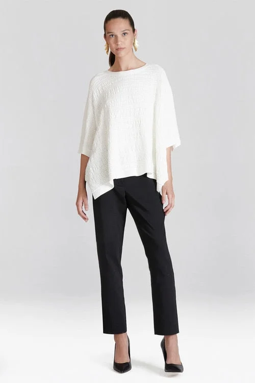 Tie - Front Women's Lambswool Sweaters in Pastel HuesCotton Modal Knit Poncho Sweater Tie - Front Women's Lambswool Sweaters in Pastel HuesCotton Modal Knit Poncho Sweater