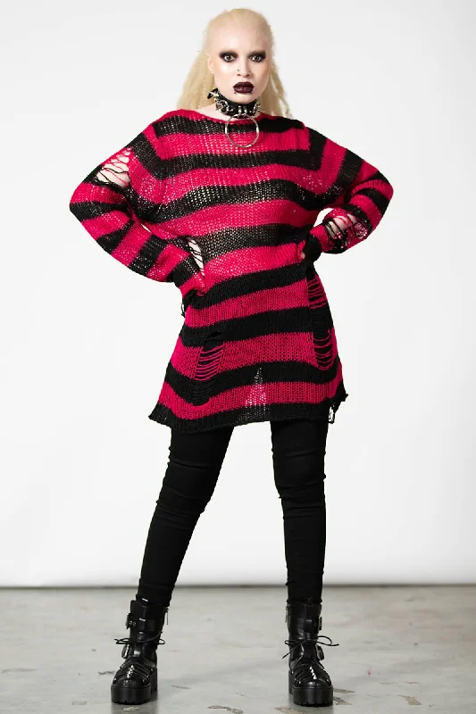 Tie - Front Women's Lambswool Sweaters in Pastel HuesMika Knit Sweater - Resurrect