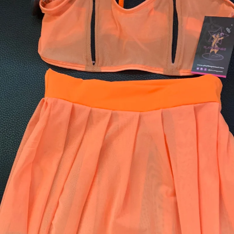 Sheer Neon Orange