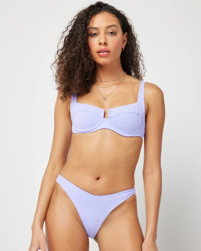 Women's Mesh - Inserted Swim Tops in Black for a Sexy and Modern Beach EnsembleCamellia Bikini Top - Wisteria Women's Mesh - Inserted Swim Tops in Black for a Sexy and Modern Beach EnsembleCamellia Bikini Top - Wisteria
