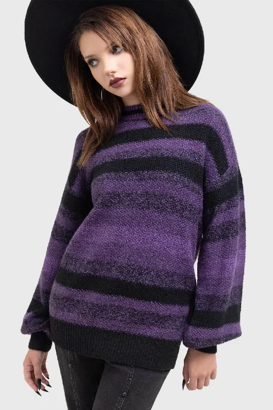 Plus Size Women's Sequined Sweaters for Special OccasionsHauntweft Sweater
