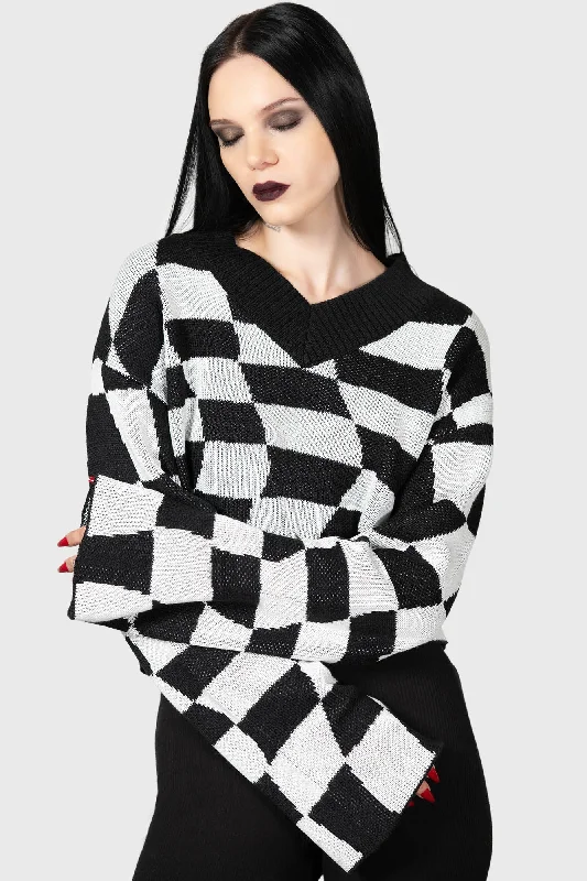 Plus Size Women's Oversized Chunky Knit SweatersWicked Games Sweater