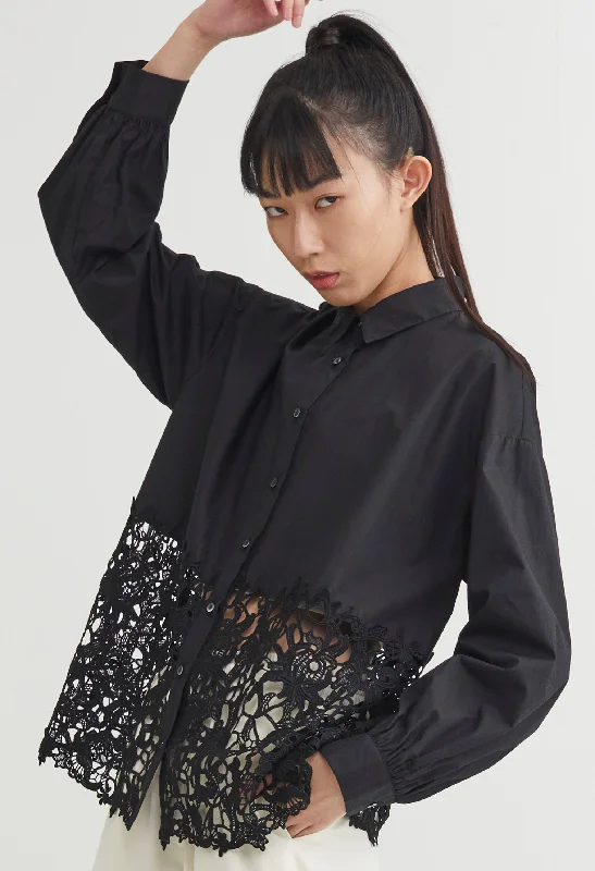Ribbed Women Long Sleeve Top with a Textured AppealOriental Lace Button Down Blouse Ribbed Women Long Sleeve Top with a Textured AppealOriental Lace Button Down Blouse