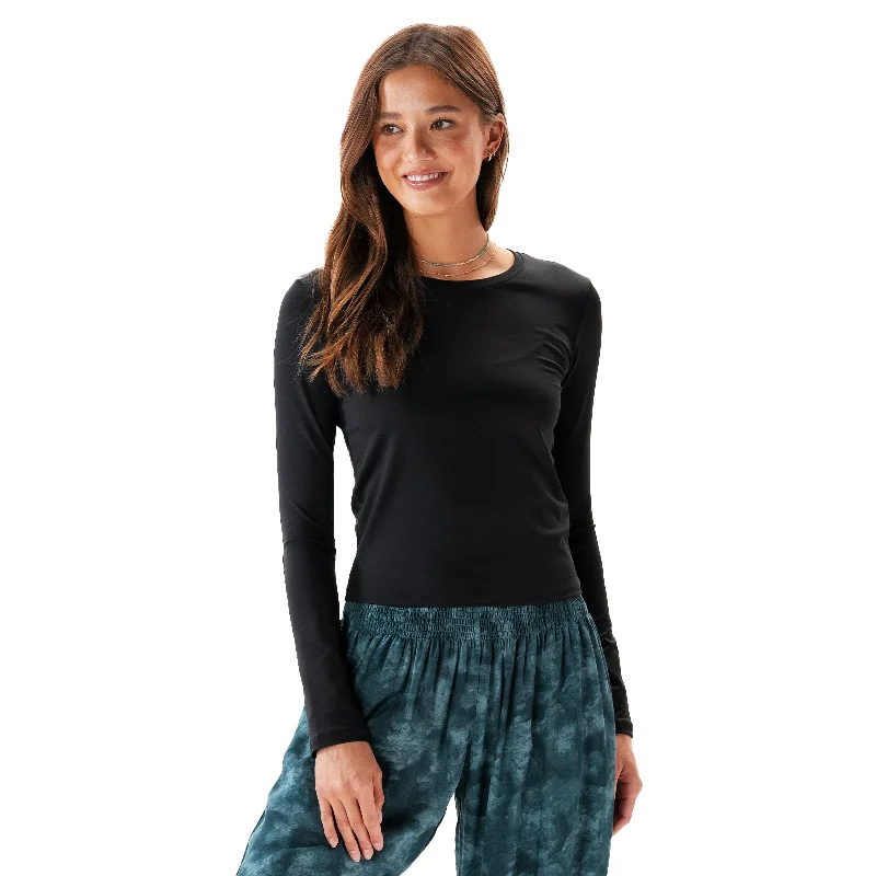 Plus Size Women Long Sleeve Top for a Flattering and Comfortable FitOnyx Hatha Long Sleeve Top Plus Size Women Long Sleeve Top for a Flattering and Comfortable FitOnyx Hatha Long Sleeve Top