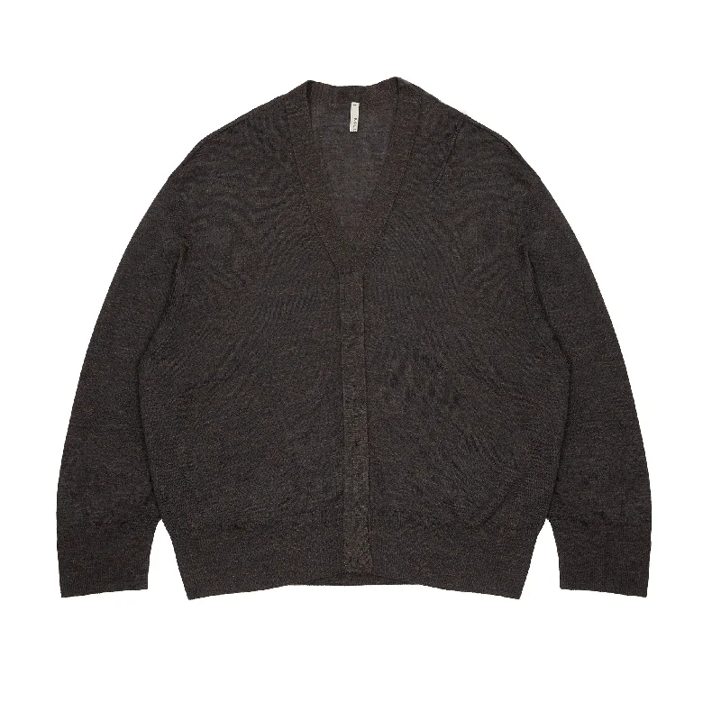 Mock Neck Women's Alpaca Wool Sweaters in Earth TonesBoboutic Cashmere Cardigan in Black/Brown Mock Neck Women's Alpaca Wool Sweaters in Earth TonesBoboutic Cashmere Cardigan in Black/Brown