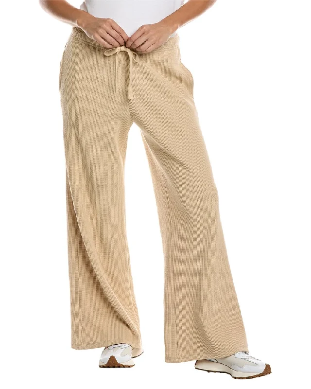 Plus Size Women's Sheer Tight Trousers in Nude for a Subtle and Stylish StatementATM Anthony Thomas Melillo Waffle Knit Wide Leg Pant Plus Size Women's Sheer Tight Trousers in Nude for a Subtle and Stylish StatementATM Anthony Thomas Melillo Waffle Knit Wide Leg Pant