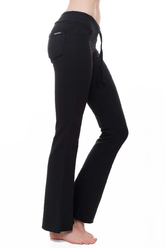 High - Waisted Women's Leather Tight Trousers in Black for a Rock - Chic LookEco Pocket Flare High - Waisted Women's Leather Tight Trousers in Black for a Rock - Chic LookEco Pocket Flare