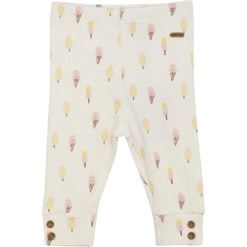Plus Size Women's Embroidered Tight Trousers in White for a Feminine and Elegant StyleMinymo Pristine Leggings AOP Plus Size Women's Embroidered Tight Trousers in White for a Feminine and Elegant StyleMinymo Pristine Leggings AOP