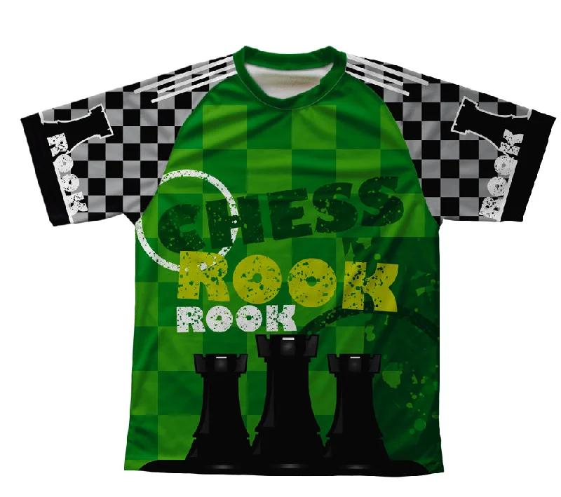 Chess Rook Technical T-Shirt for Men and Women