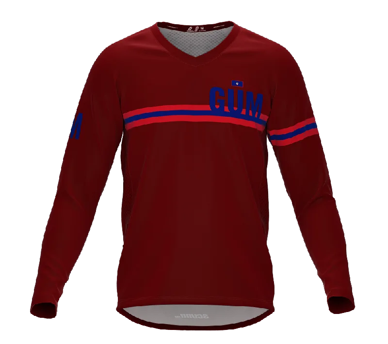 MTB BMX Cycling Jersey Long Sleeve Code Guam Vine for Men and Women