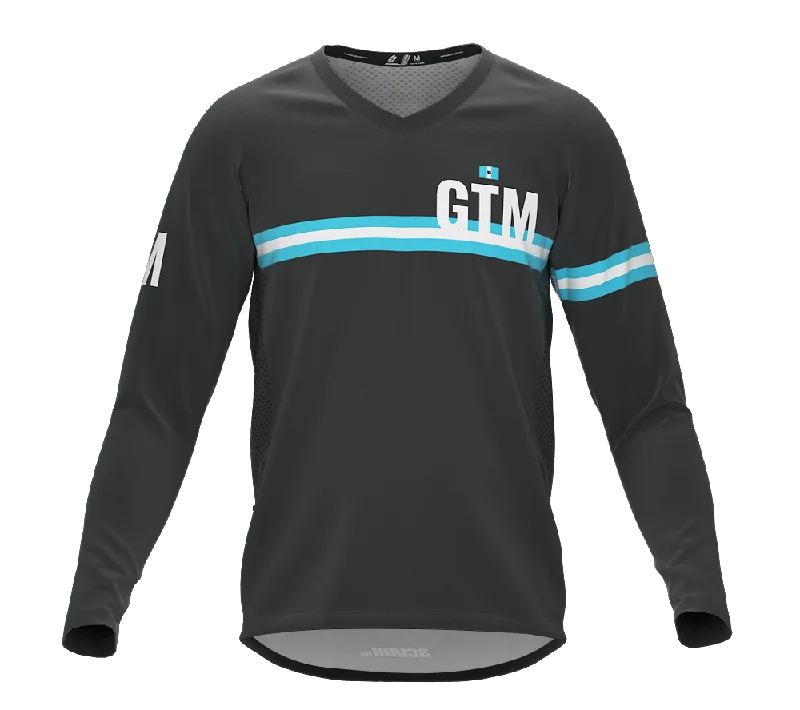 MTB BMX Cycling Jersey Long Sleeve Code Guatemala Gray for Men and Women