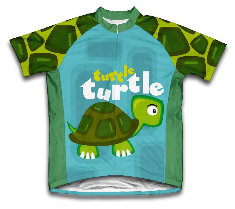 Shy Turtle Short Sleeve Cycling Jersey for Men and Women