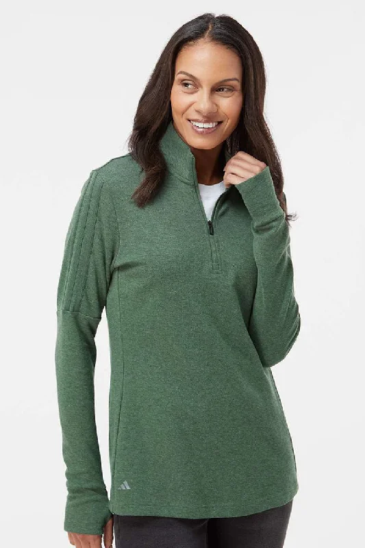 Plus Size Women's Side - Slit Sweaters in Bold SolidsAdidas Womens 3 Stripes Moisture Wicking 1/4 Zip Sweater - Green Oxide Melange Plus Size Women's Side - Slit Sweaters in Bold SolidsAdidas Womens 3 Stripes Moisture Wicking 1/4 Zip Sweater - Green Oxide Melange