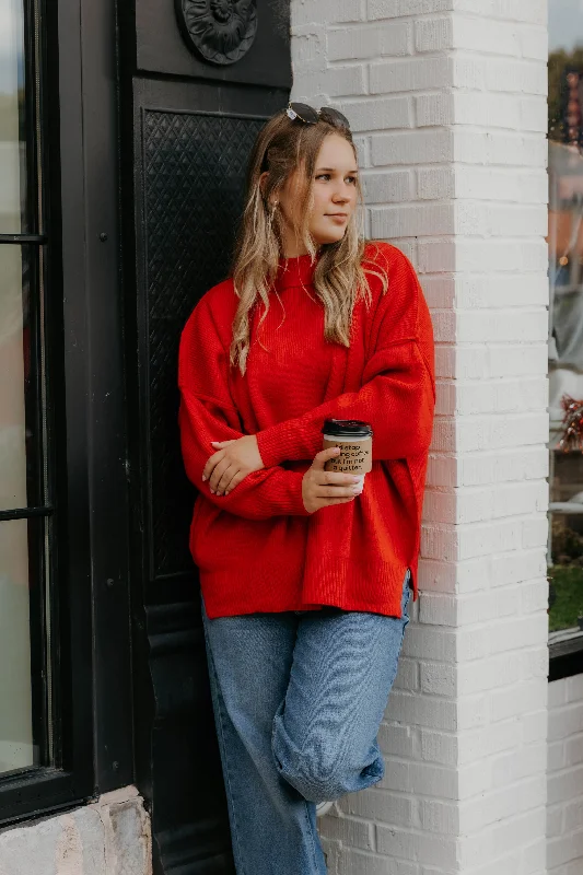 Adley Oversized Drop Shoulder Sweater