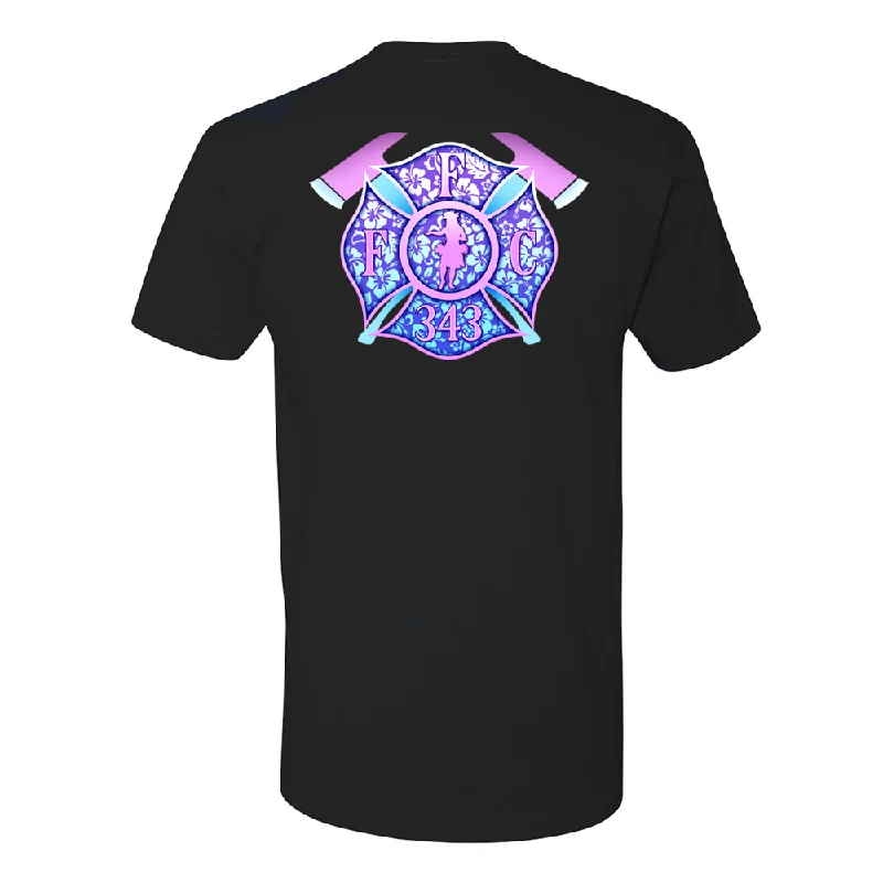 Crew Neck Women T Shirt with a Timeless DesignFFC 343 Hawaiian Firefighter Premium T-Shirt Crew Neck Women T Shirt with a Timeless DesignFFC 343 Hawaiian Firefighter Premium T-Shirt