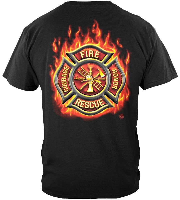 Sleeveless Women T Shirt for Summer ComfortFirefighter classic Fire Maltese T-Shirt