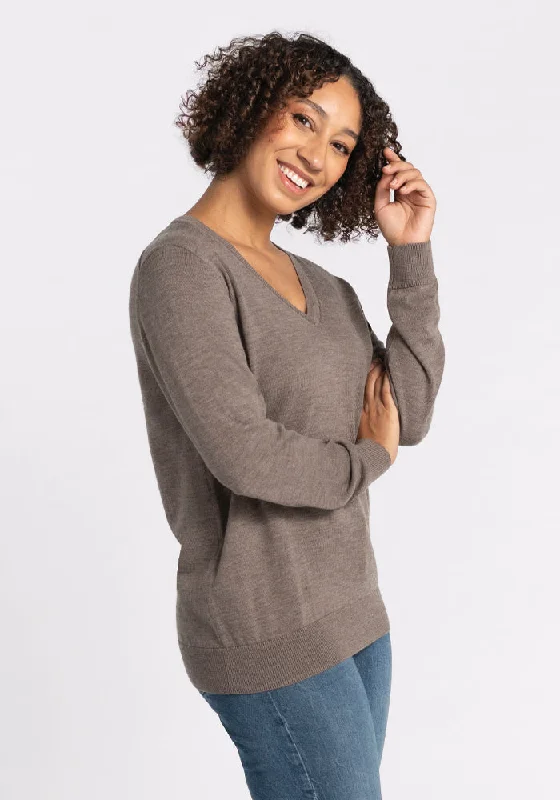 Plus Size Women's Sequined Sweaters for Special OccasionsFrancesca Sweater - Sable Plus Size Women's Sequined Sweaters for Special OccasionsFrancesca Sweater - Sable