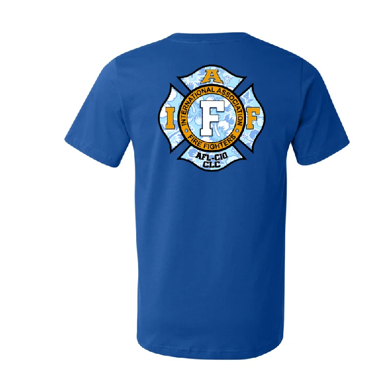 Organic Cotton Women T Shirt for Eco - Conscious WearersIAFF Hawaiian Firefighter Premium T-Shirt Organic Cotton Women T Shirt for Eco - Conscious WearersIAFF Hawaiian Firefighter Premium T-Shirt