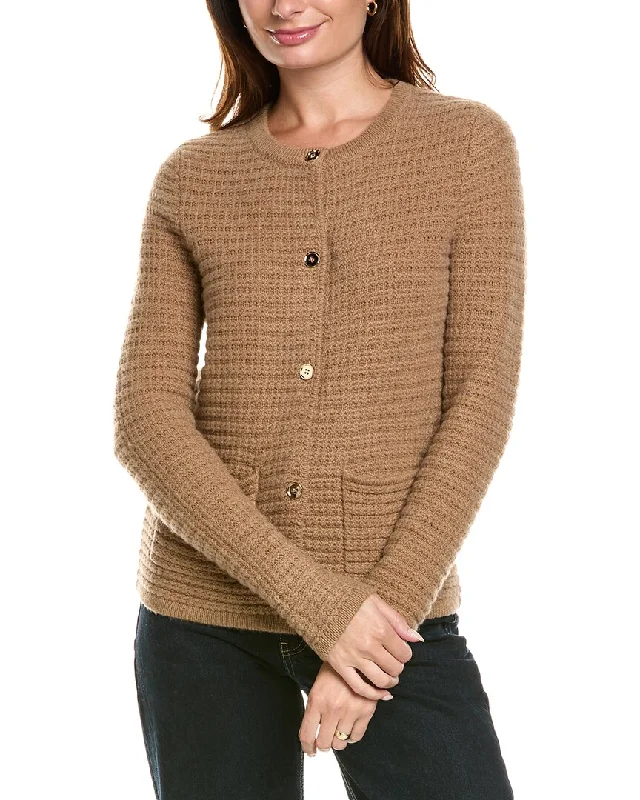 Kier+J Wool & Cashmere-Blend Cardigan