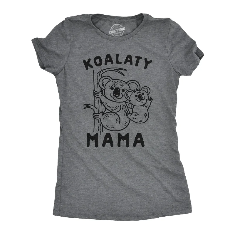 Crop Top Women T Shirt to Pair with High - Waisted BottomsKoalaty Mama Women's T Shirt Crop Top Women T Shirt to Pair with High - Waisted BottomsKoalaty Mama Women's T Shirt