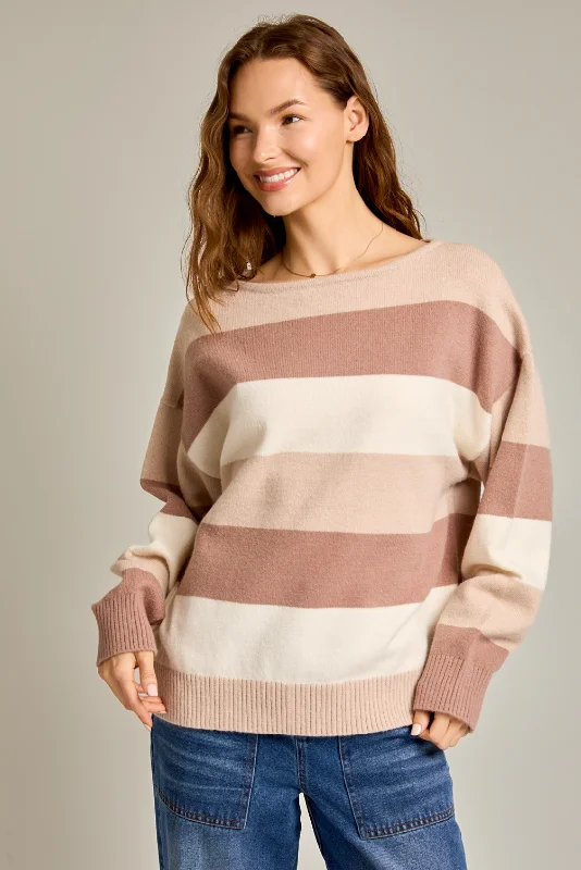 Beige Multi Stripe