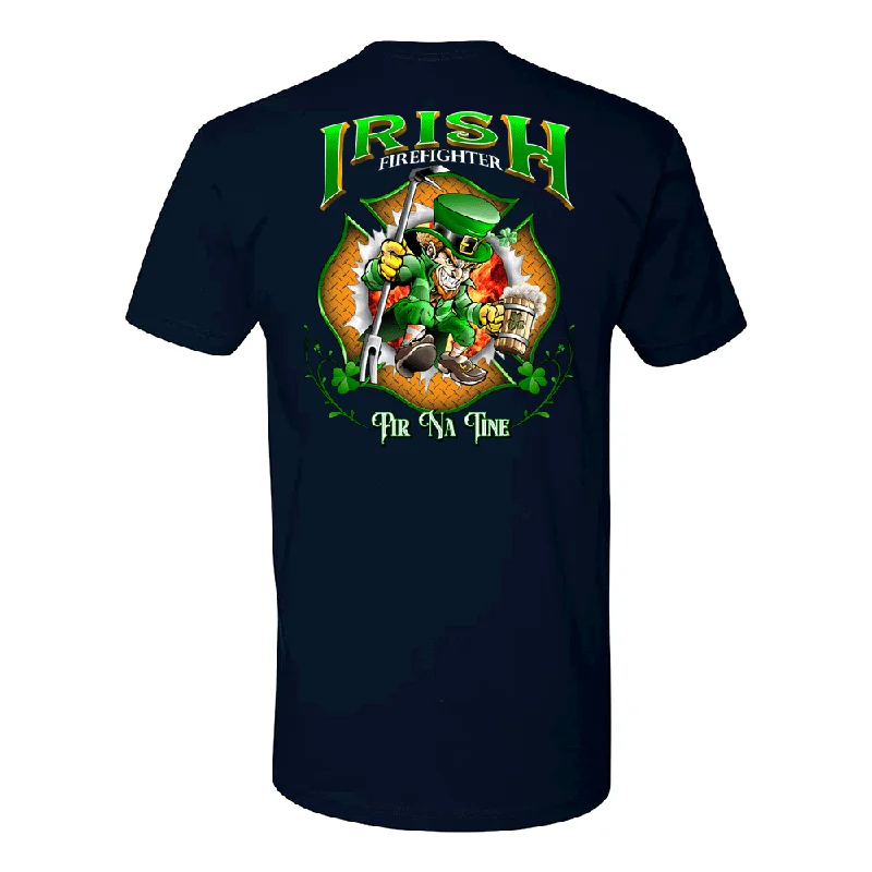 Lucky Leprechaun Firefighter Premium T-Shirt