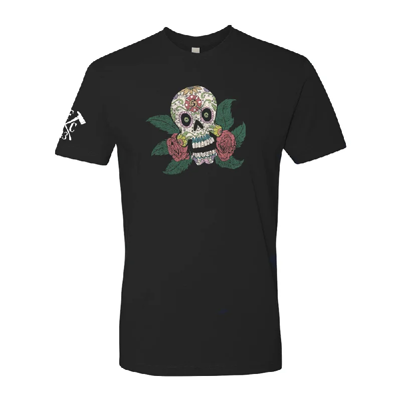 Tie - Dye Women T Shirt with a Bohemian VibeFFC 343 Maltese Sugar Skull Premium T-Shirt Tie - Dye Women T Shirt with a Bohemian VibeFFC 343 Maltese Sugar Skull Premium T-Shirt