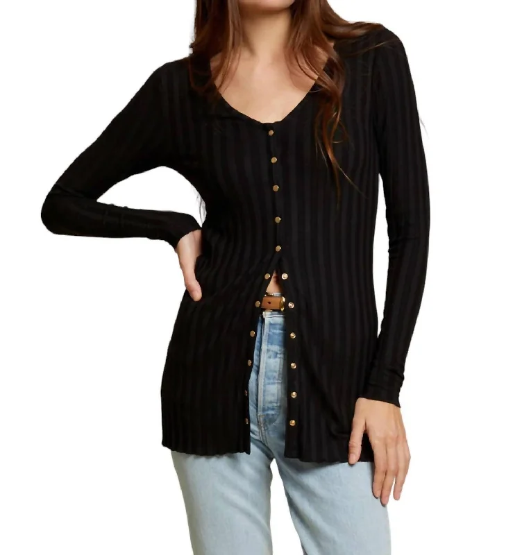 Mayumi Cardigan In Black