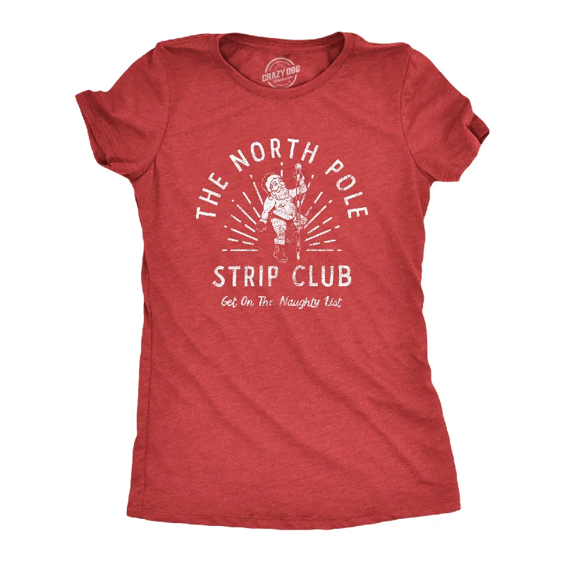 Crop Top Women T Shirt to Pair with High - Waisted BottomsNorth Pole Strip Club Women's T Shirt Crop Top Women T Shirt to Pair with High - Waisted BottomsNorth Pole Strip Club Women's T Shirt
