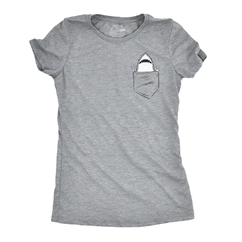 Pocket Shark Women's T Shirt