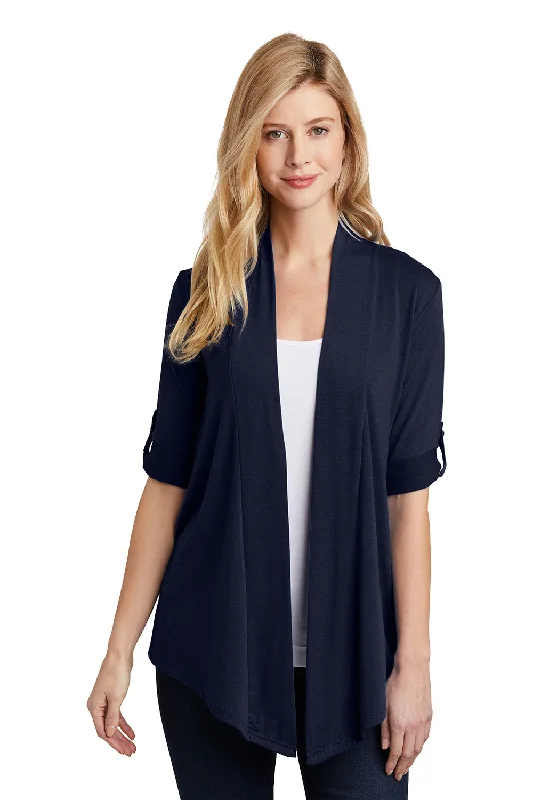 Women's Long Sleeve Turtleneck Cashmere SweatersPort Authority Womens Concept Shrug - Dress Navy Blue Women's Long Sleeve Turtleneck Cashmere SweatersPort Authority Womens Concept Shrug - Dress Navy Blue