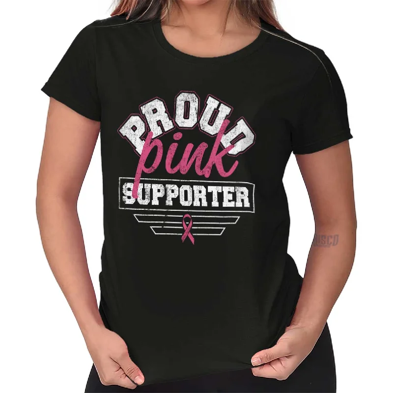 Moisture - Wicking Women T Shirt for Active LifestylesBreast Cancer Awareness Ladies T Shirt Moisture - Wicking Women T Shirt for Active LifestylesBreast Cancer Awareness Ladies T Shirt