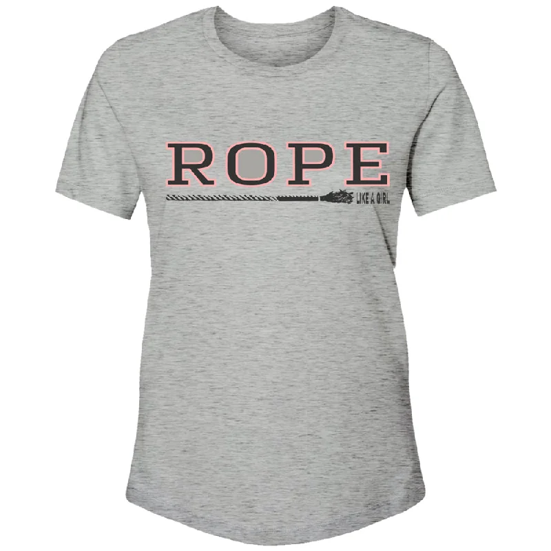 "Rope" Grey w/Black/Pink Logo T-shirt