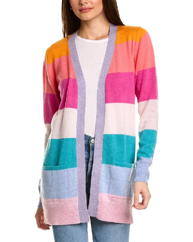 Scott & Scott London Rainbow Cali Wool & Cashmere-Blend Cardigan