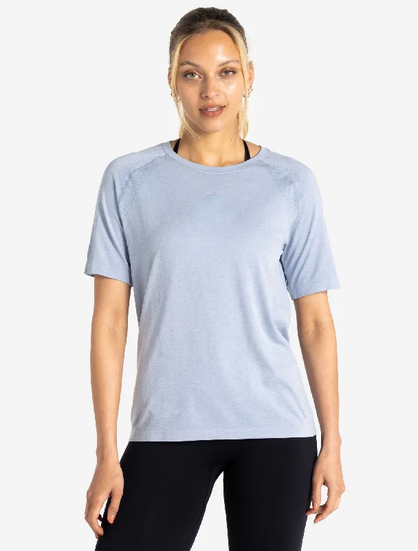 Seamless T-Shirt - Blue Marl