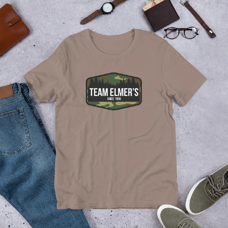 Team Elmer's Traditional Camo Unisex T-Shirt