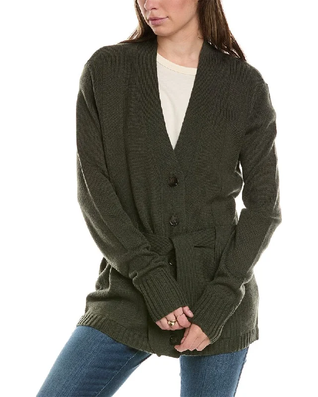 THE GREAT The Wayward Wool-Blend Cardigan