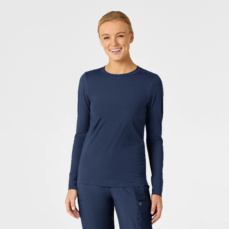 Women's Performance Long Sleeve Tee - Navy