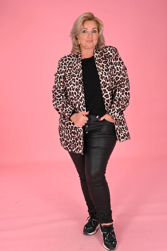 Single - Breasted Women's Corduroy Blazers in Mustard Yellow for an Autumn VibeBlazer gedrappeerde mouw panter Single - Breasted Women's Corduroy Blazers in Mustard Yellow for an Autumn VibeBlazer gedrappeerde mouw panter
