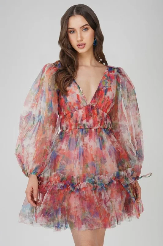 Backless Women Dress for a Sexy and Alluring Look at Evening EventsGracelyn Mini Dress in Floral Print Backless Women Dress for a Sexy and Alluring Look at Evening EventsGracelyn Mini Dress in Floral Print